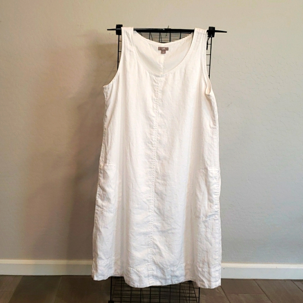 J. Jill White Midi Dress